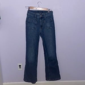 Aeropostale dark wash flare jeans